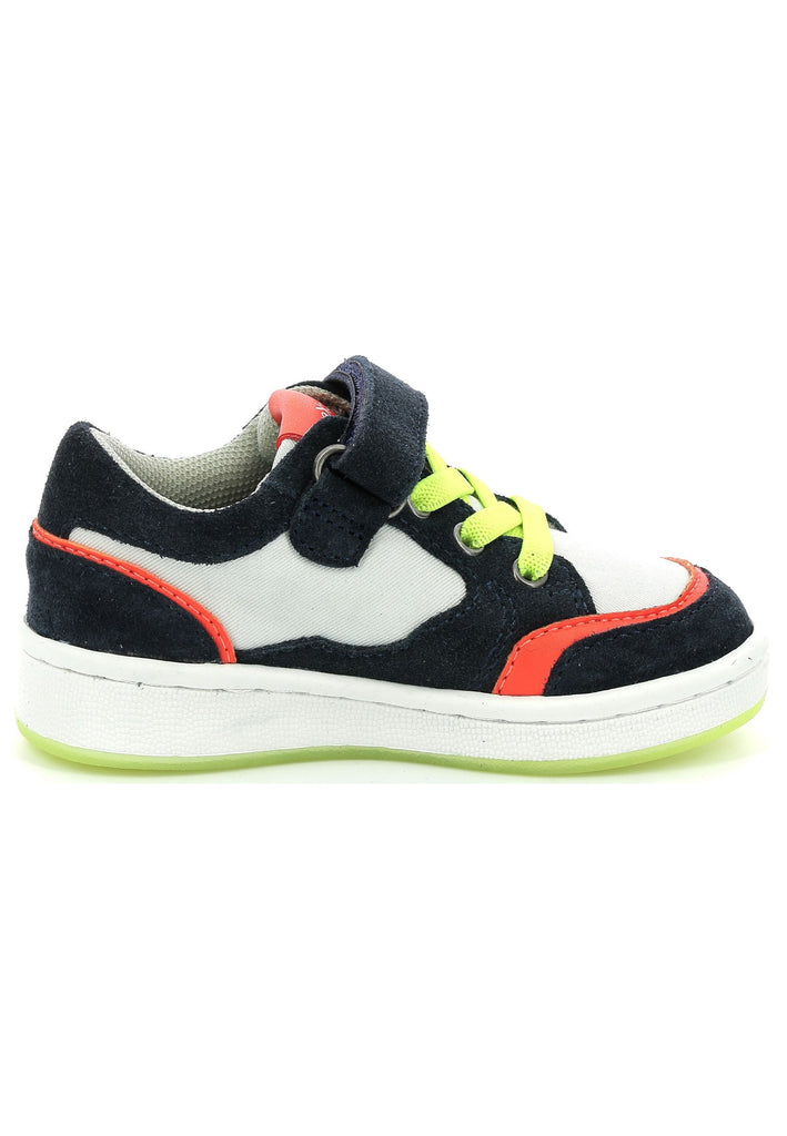 Kickers Sneaker Veloursleder/Textil Navy/Orange