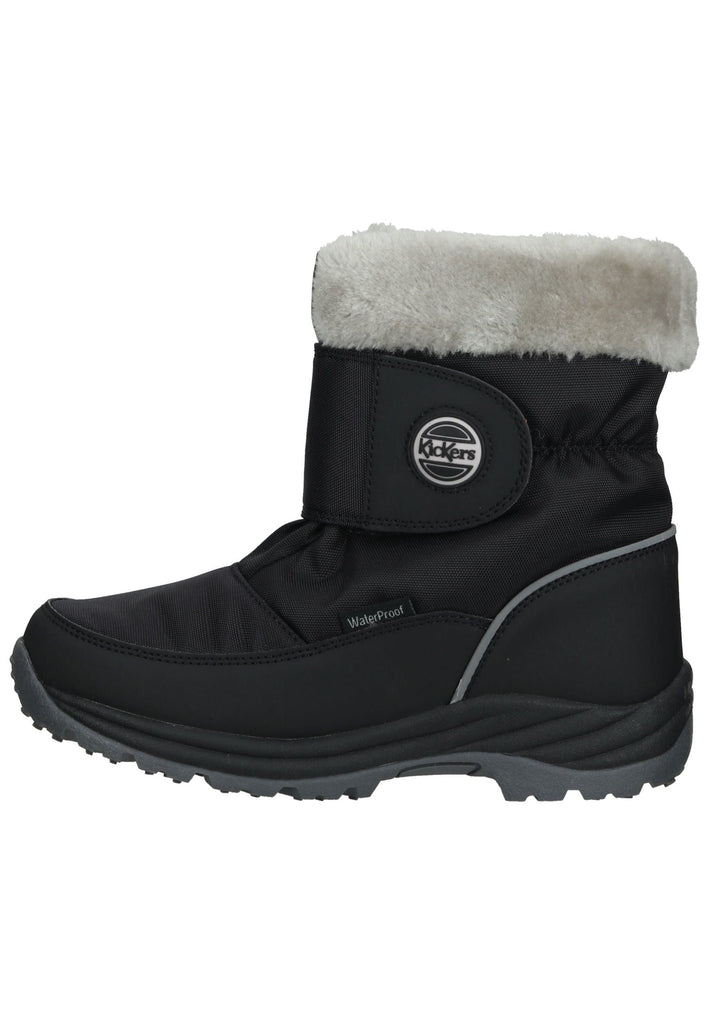 Stiefel Kickers Stiefel Lederimitat/Textil Schwarz Warmfutter