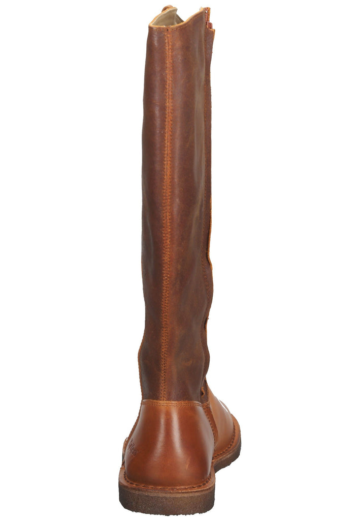 Kickers Stiefel Leder Orange/Braun