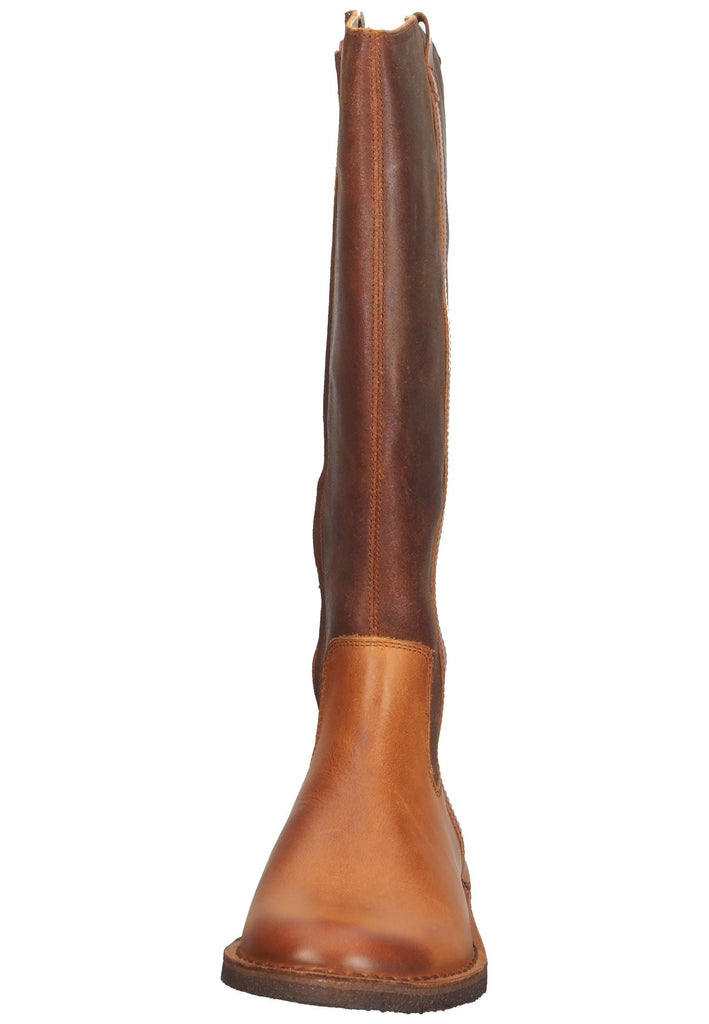 Kickers Stiefel Leder Orange/Braun