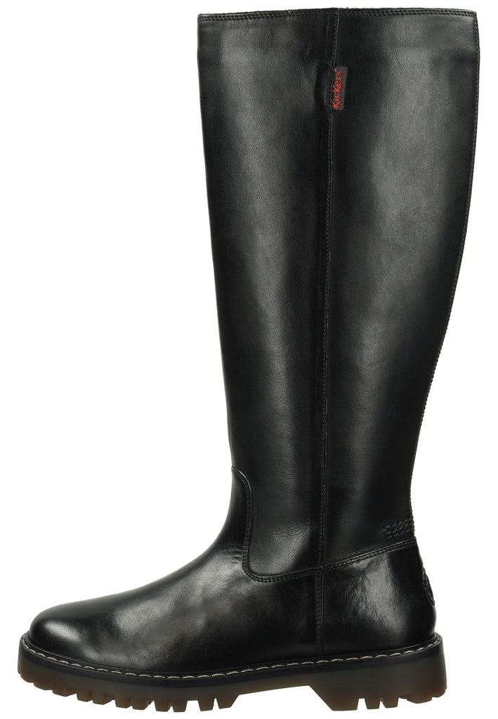 Kickers Stiefel Leder Schwarz