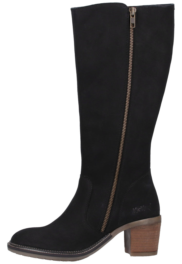 Kickers Stiefel Leder Schwarz