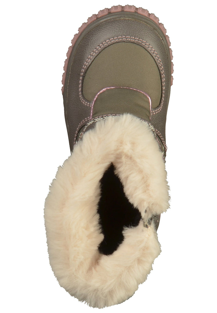 Kickers Stiefel Lederimitat/Textil Grau