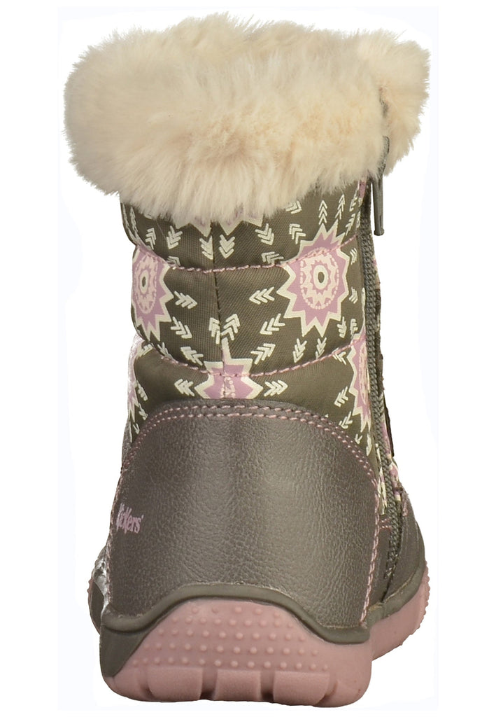Kickers Stiefel Lederimitat/Textil Grau