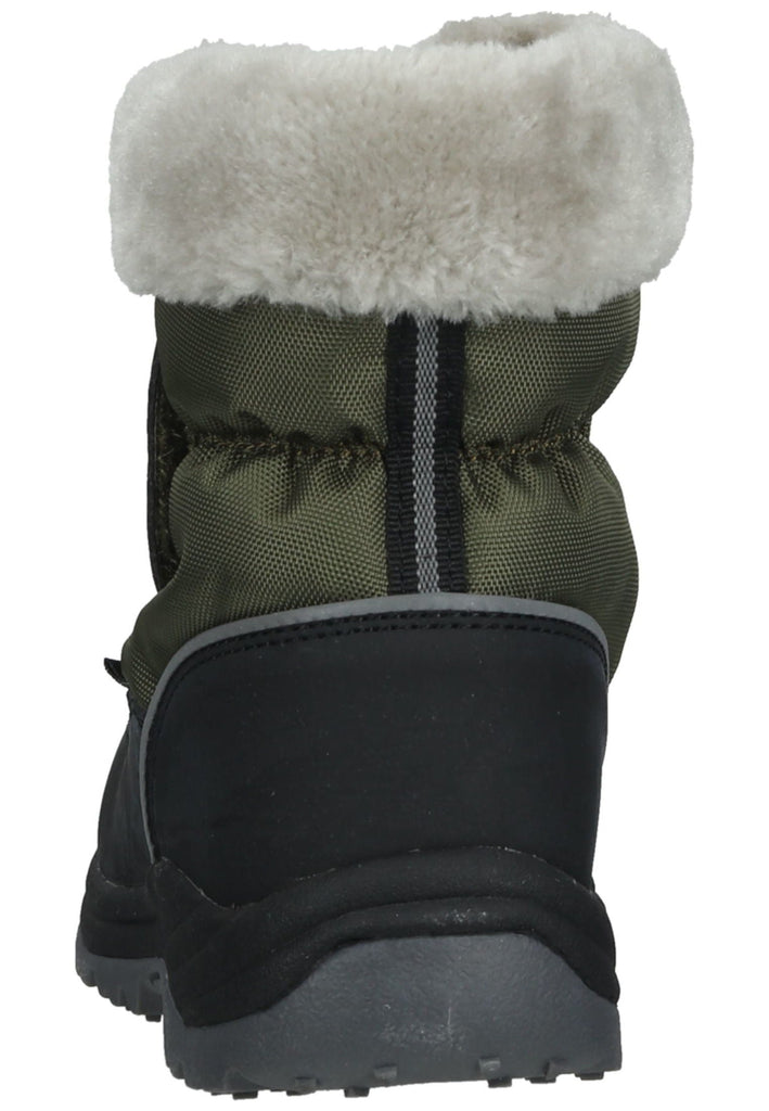 Kickers Stiefel Lederimitat/Textil Grün Warmfutter