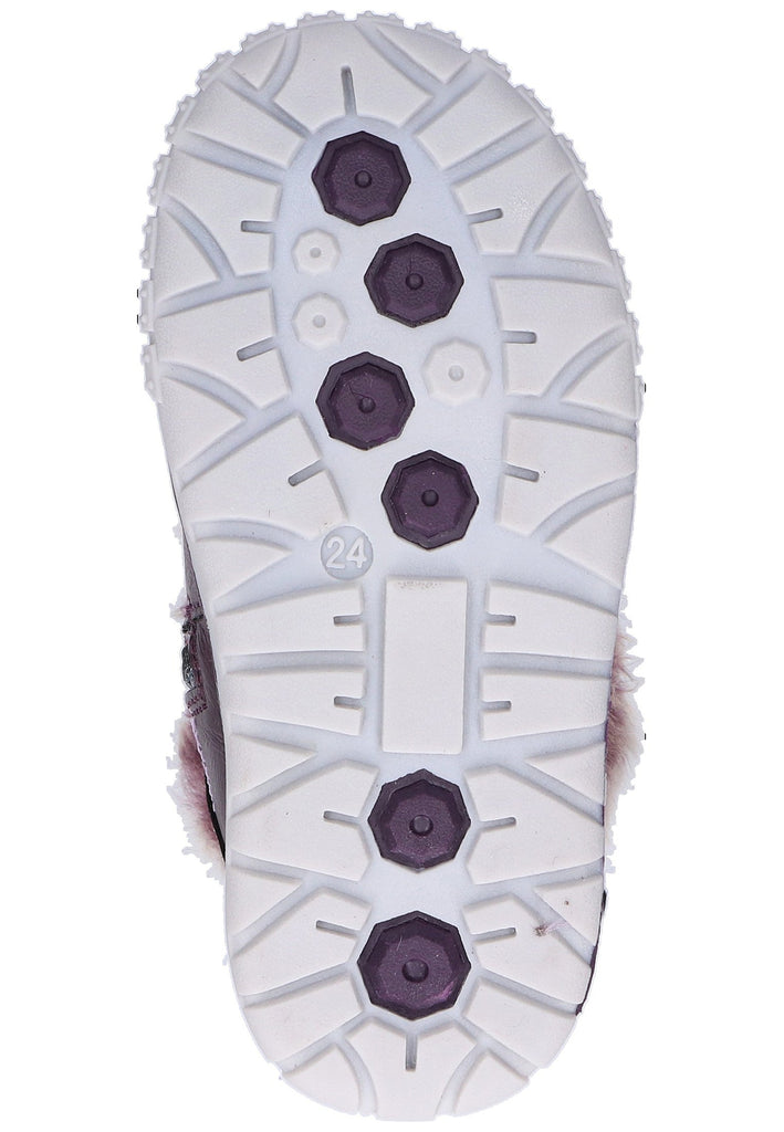 Kickers Stiefel Lederimitat/Textil Violett