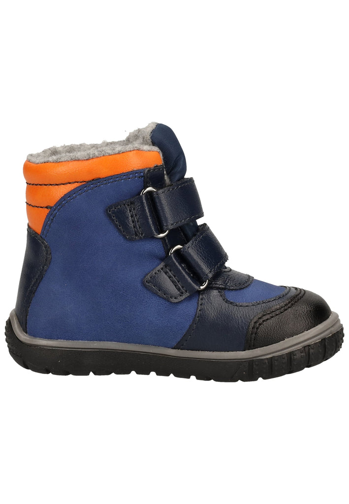 Kickers Stiefel Textil Blau Warmfutter