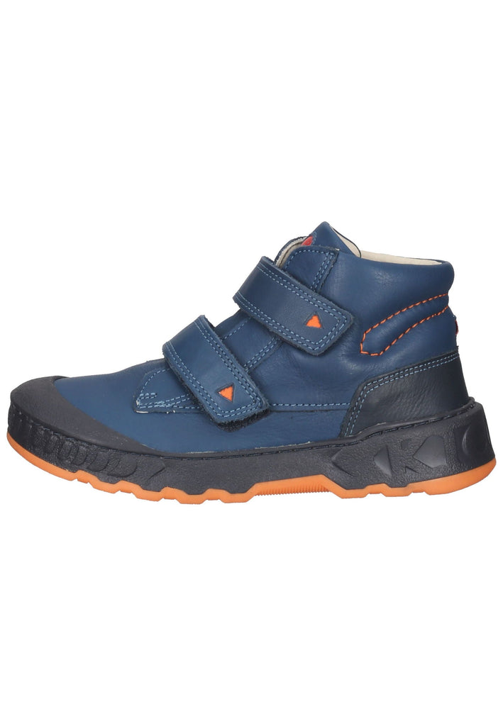 Kickers Stiefelette Leder Blau/Orange