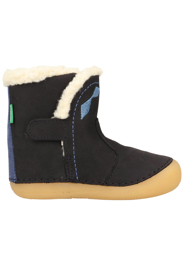 Kickers Stiefelette Leder Blau Warmfutter