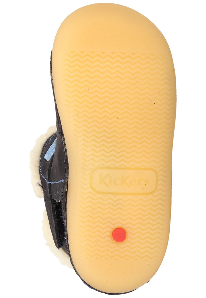 Kickers Stiefelette Leder Blau Warmfutter
