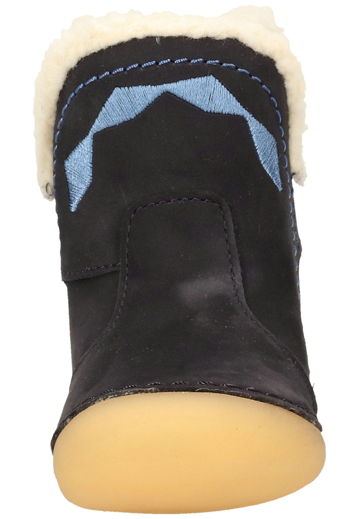 Kickers Stiefelette Leder Blau Warmfutter