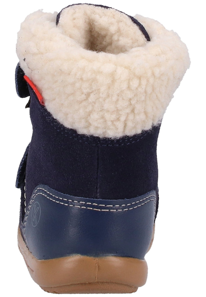Kickers Stiefelette Leder Blau Warmfutter