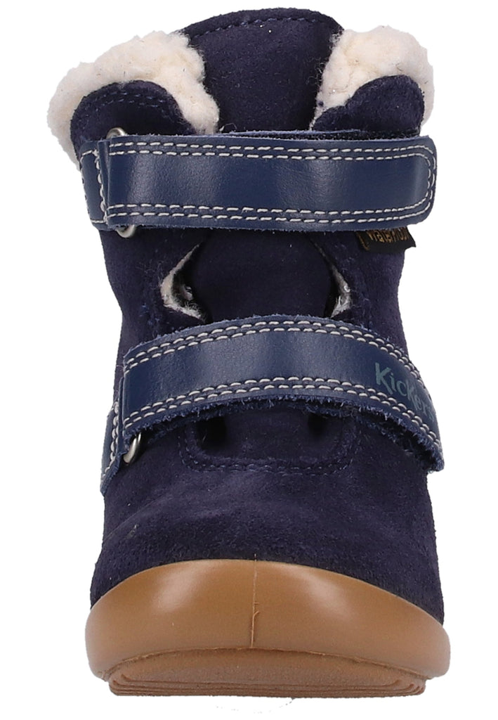 Kickers Stiefelette Leder Blau Warmfutter