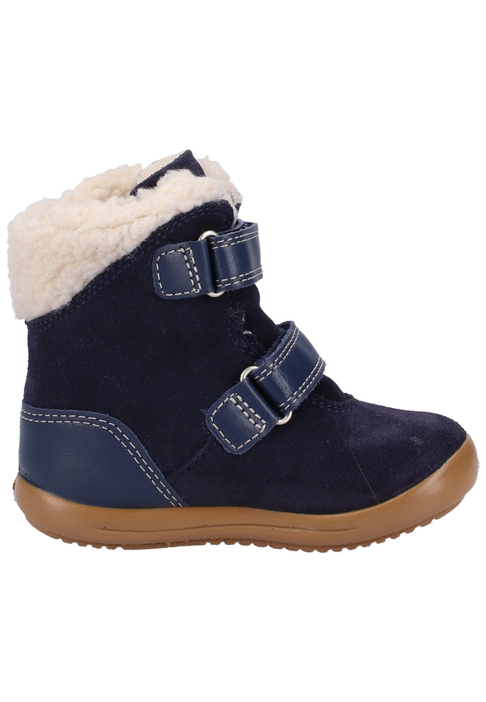 Kickers Stiefelette Leder Blau Warmfutter