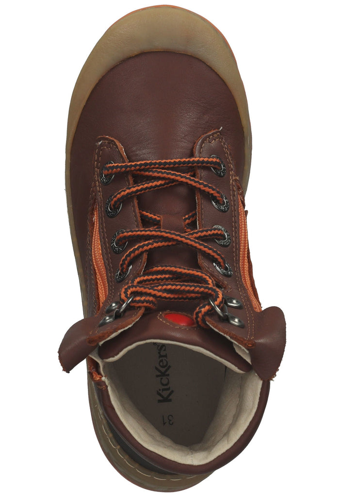 Kickers Stiefelette Leder Braun/Orange