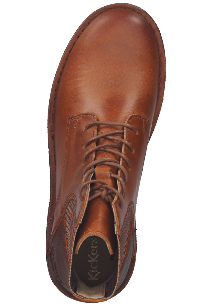 Kickers Stiefelette Leder Orange/Braun
