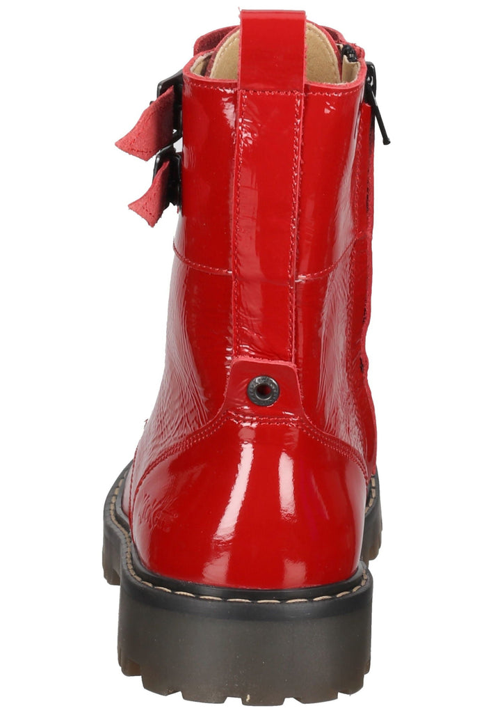 Kickers Stiefelette Leder Rot Lack