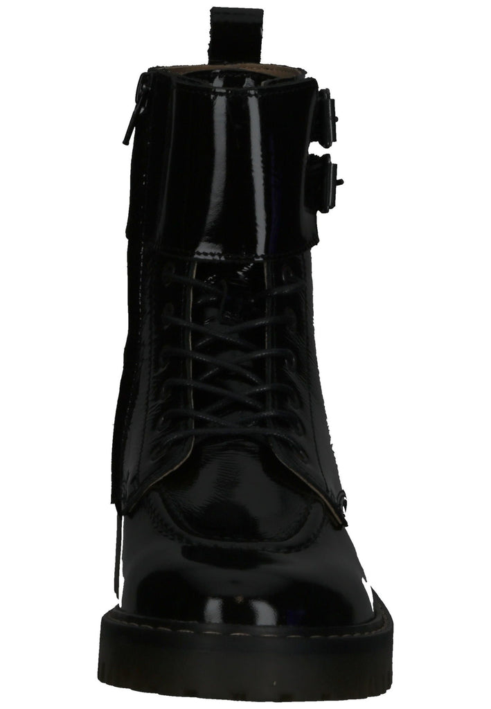 Kickers Stiefelette Leder Schwarz Lack