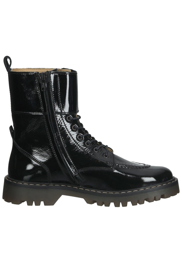 Kickers Stiefelette Leder Schwarz Lack