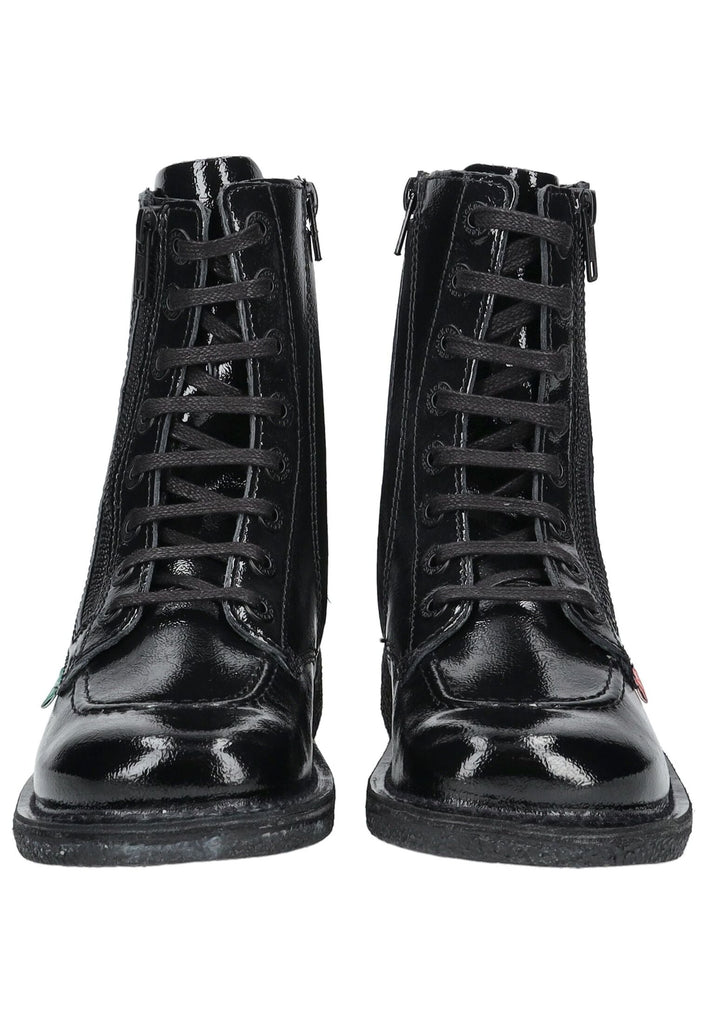 Kickers Stiefelette Leder Schwarz Lack