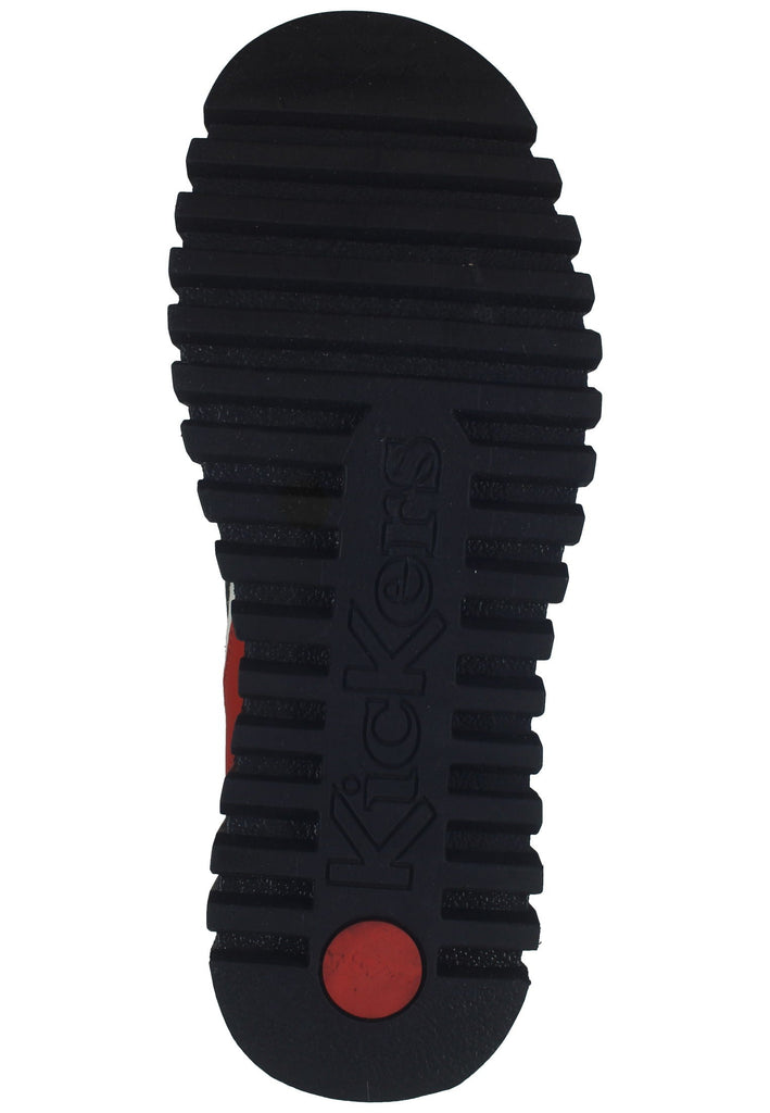 Kickers Stiefelette Leder Schwarz/Rot