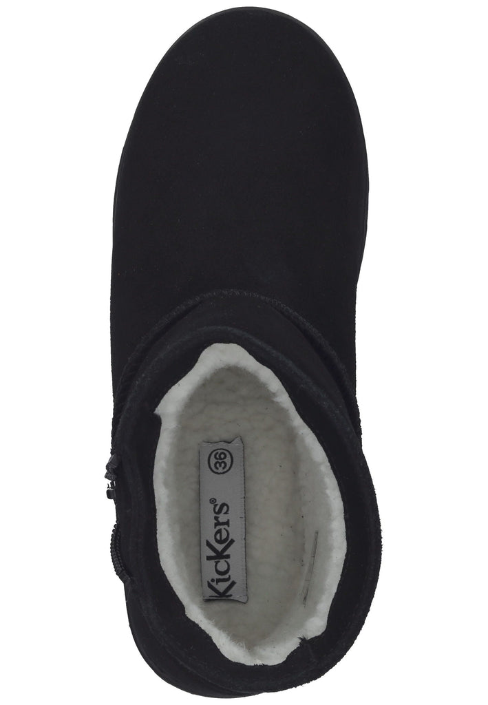Kickers Stiefelette Leder Schwarz Warmfutter