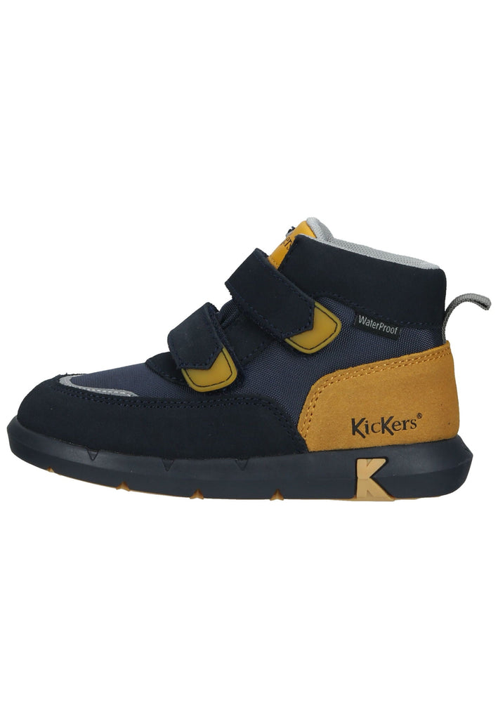 Kickers Stiefelette Leder/Textil Marine