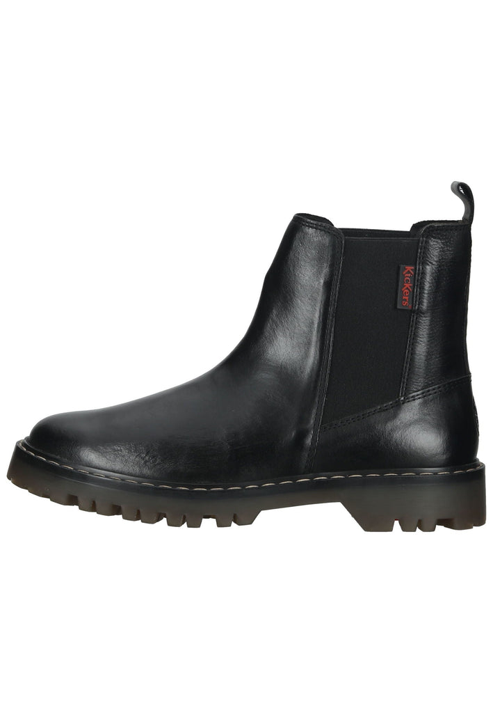 Kickers Stiefelette Leder/Textil Schwarz