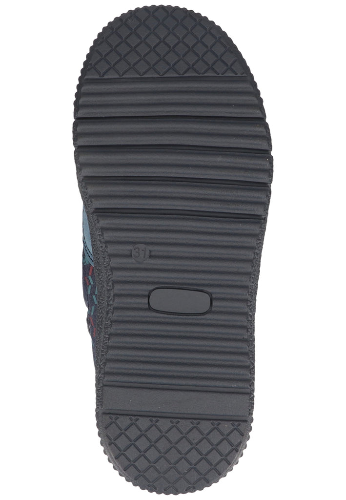 Kickers Stiefelette Lederimitat Blau Warmfutter