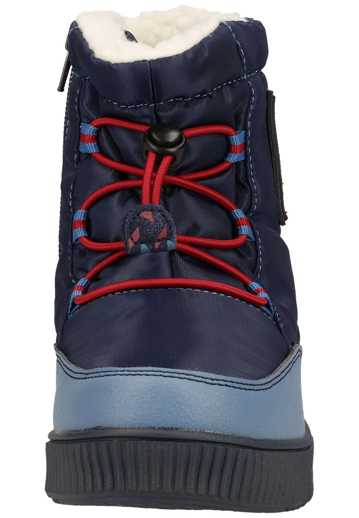 Kickers Stiefelette Lederimitat Blau Warmfutter