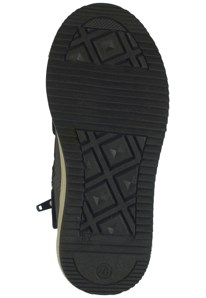 Kickers Stiefelette Lederimitat Khaki Warmfutter