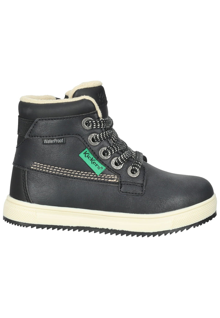 Kickers Stiefelette Lederimitat Schwarz