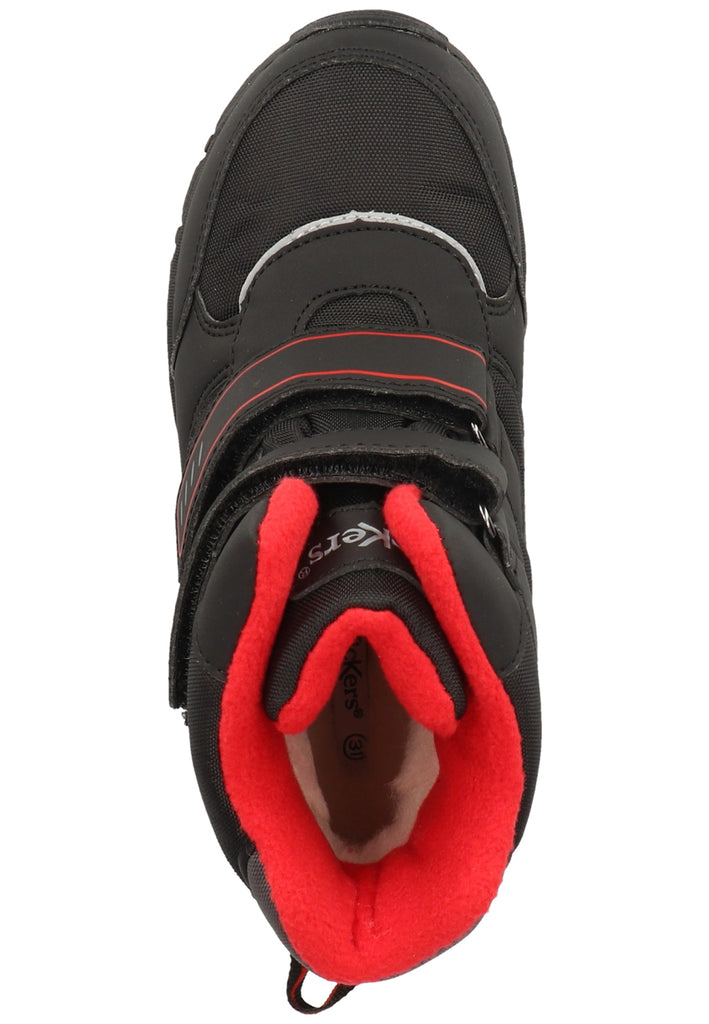 Kickers Stiefelette Lederimitat/Textil Schwarz Warmfutter