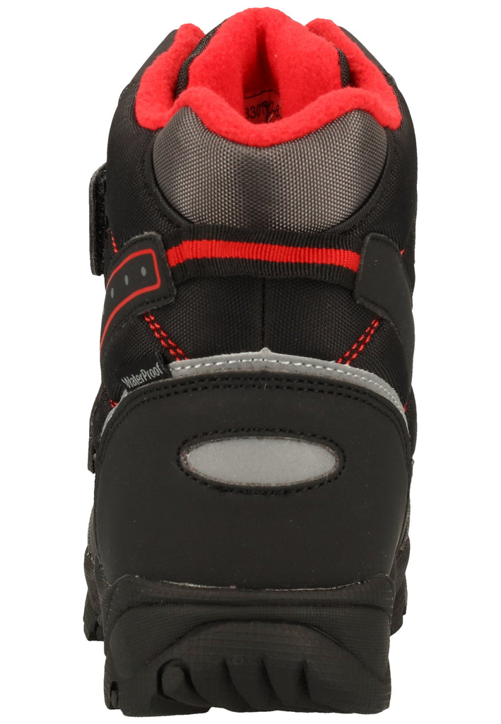 Kickers Stiefelette Lederimitat/Textil Schwarz Warmfutter