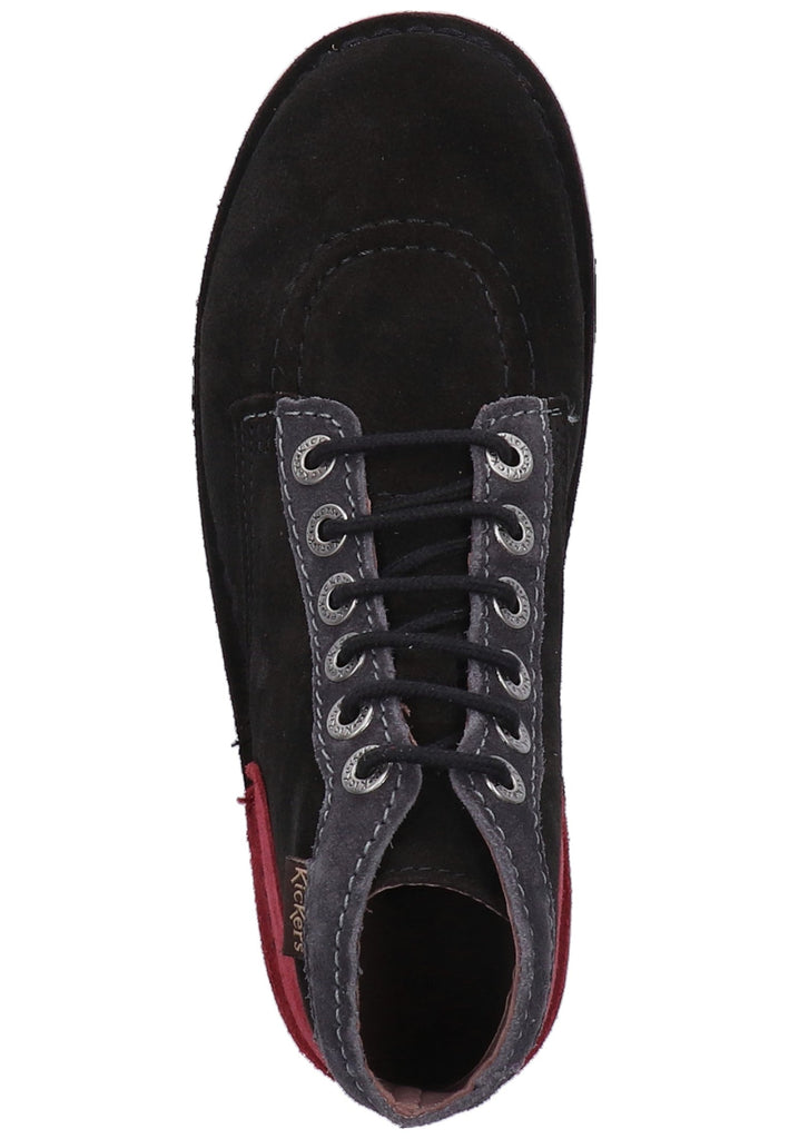 Kickers Stiefelette Veloursleder Schwarz