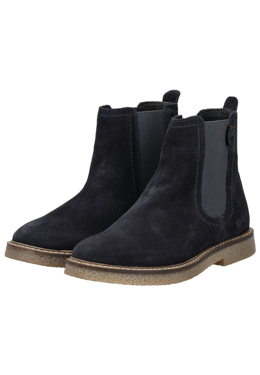 Kickers Stiefelette Veloursleder/Textil Marine