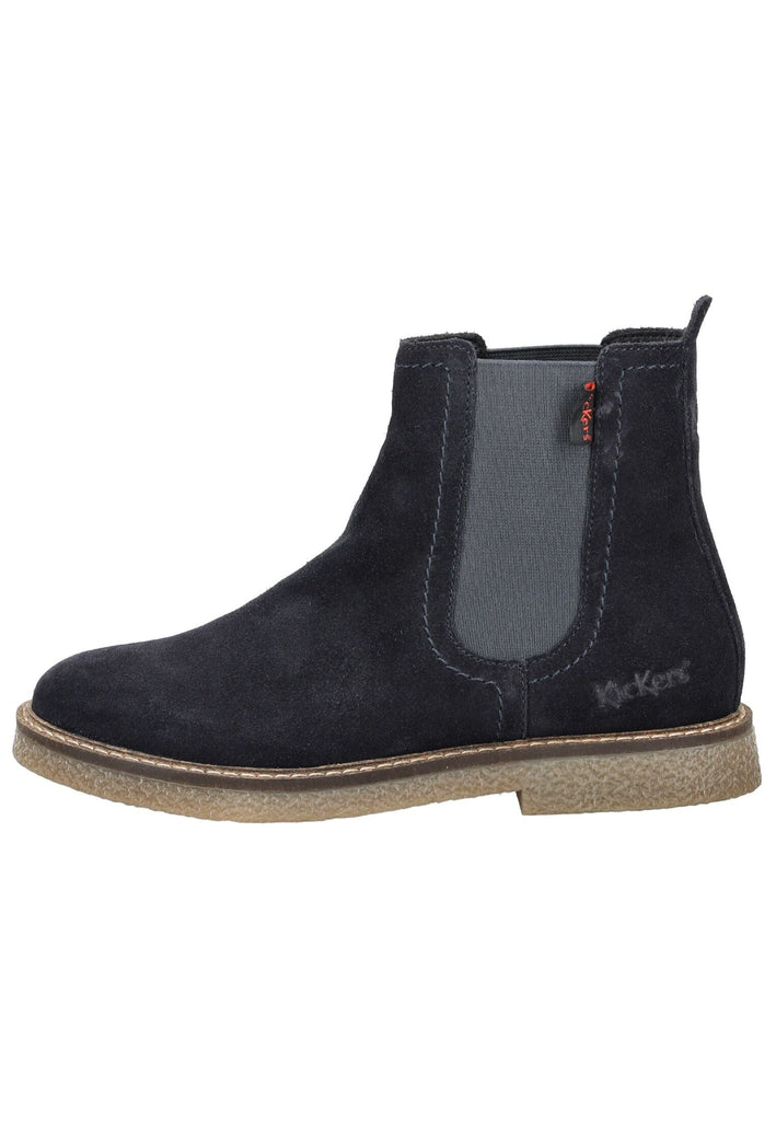 Kickers Stiefelette Veloursleder/Textil Marine