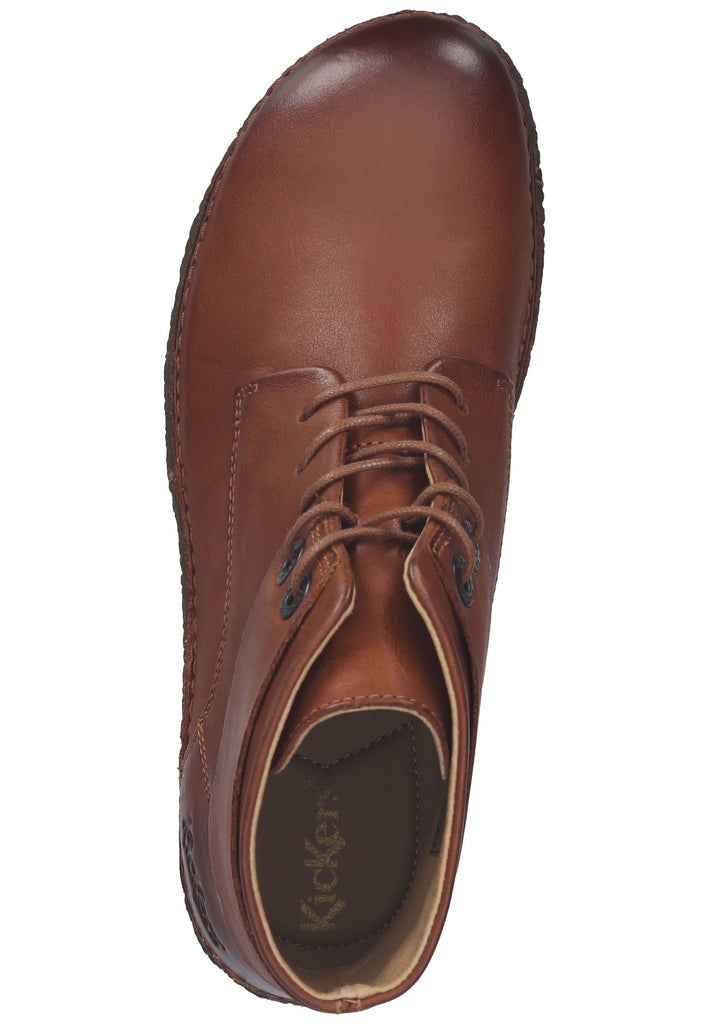 Stiefeletten Kickers Stiefelette Leder Camel