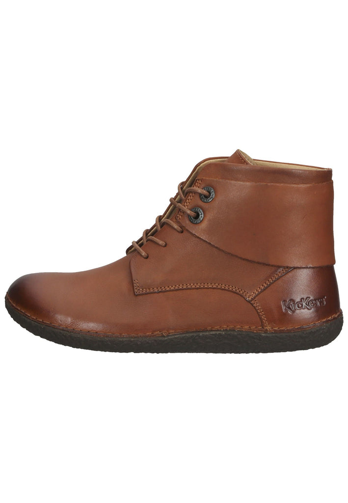 Stiefeletten Kickers Stiefelette Leder Camel