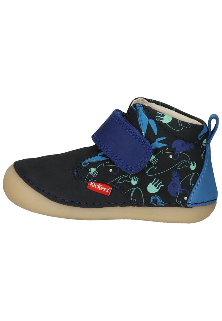 Stiefeletten Kickers Stiefelette Leder Marine