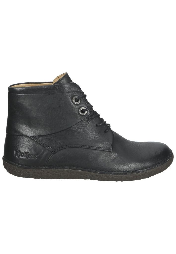 Stiefeletten Kickers Stiefelette Leder Schwarz