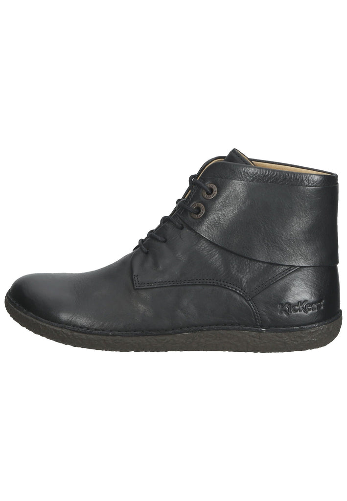 Stiefeletten Kickers Stiefelette Leder Schwarz
