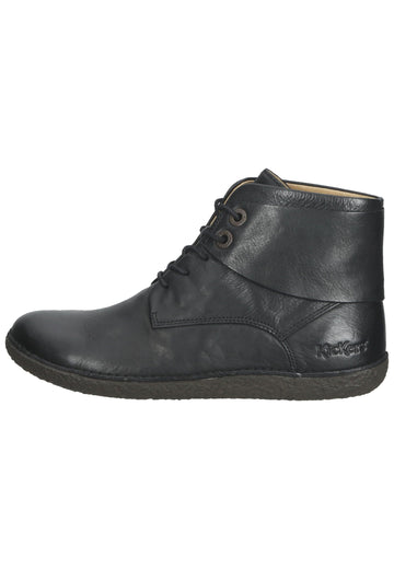 Stiefeletten Kickers Stiefelette Leder Schwarz