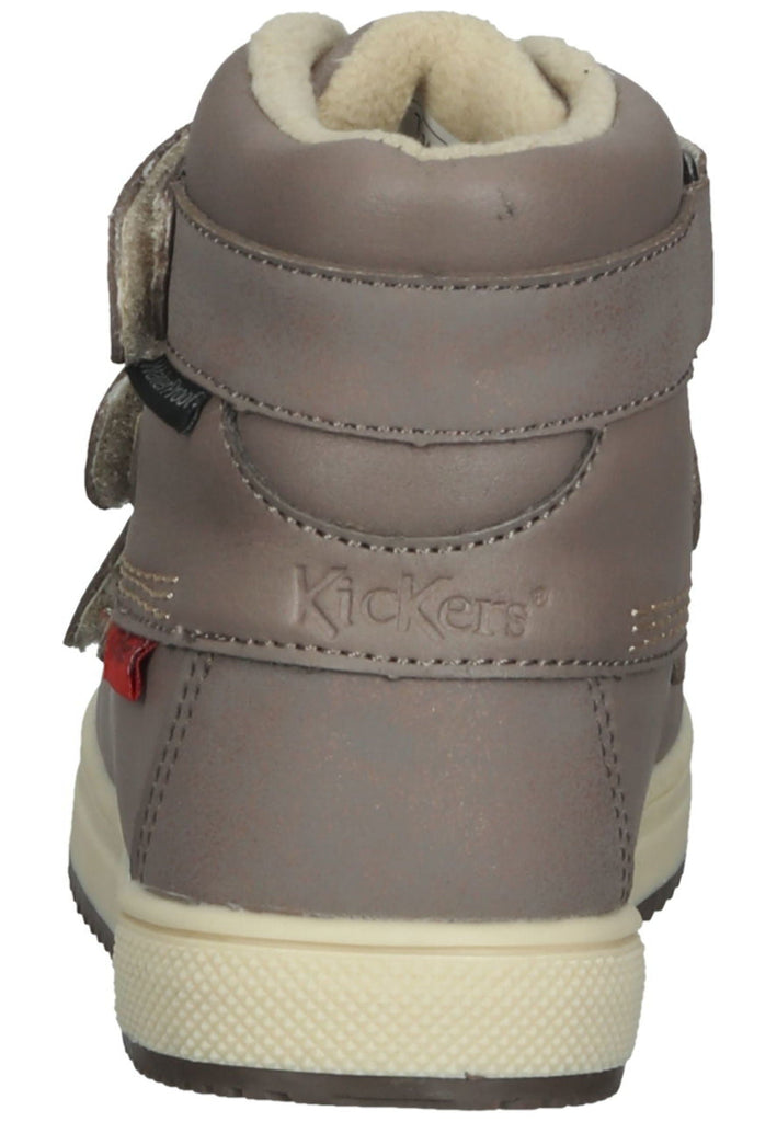 Stiefeletten Kickers Stiefelette Lederimitat Beige Warmfutter