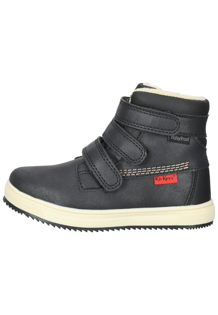 Stiefeletten Kickers Stiefelette Lederimitat Schwarz