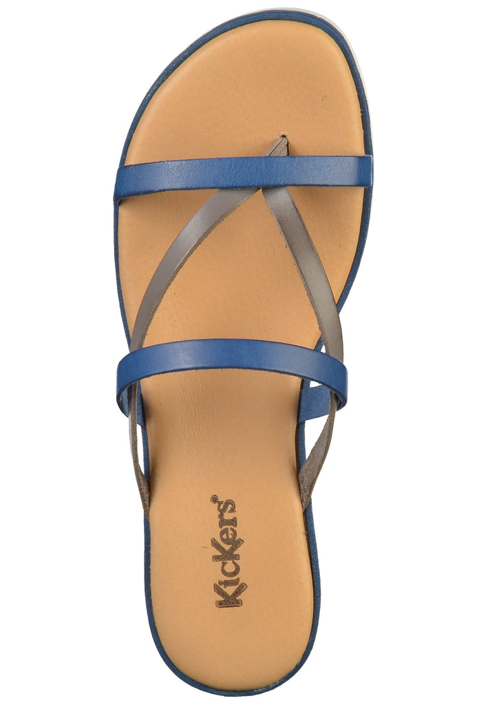 Kickers Zehensteg Leder Blau