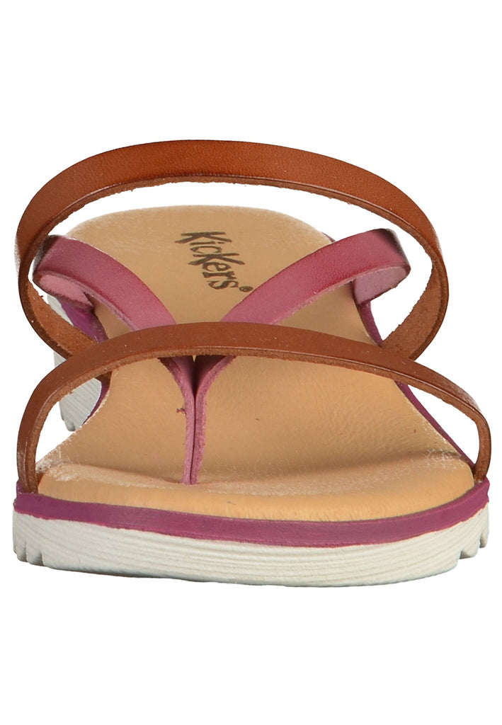 Kickers Zehensteg Leder Braun