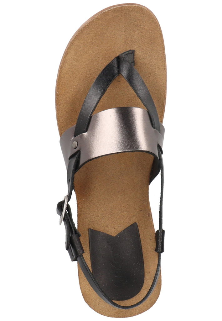 Kickers Zehensteg Leder Schwarz