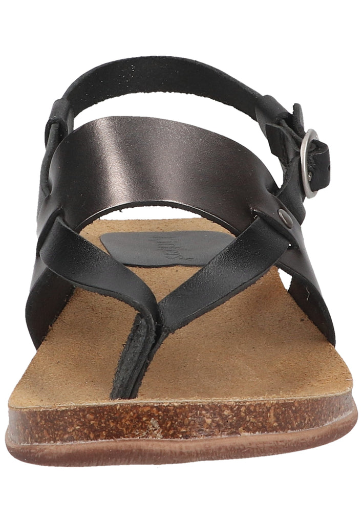 Kickers Zehensteg Leder Schwarz