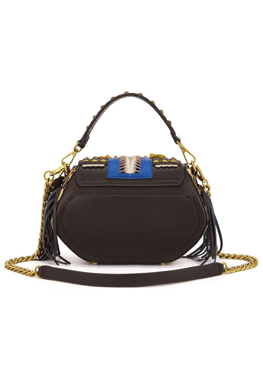 LA CARRIE Taschen Leder Burgundy